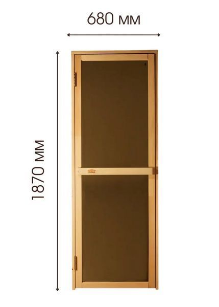 Doors for bath and sauna Tesli Bravo 1900 &times; 700