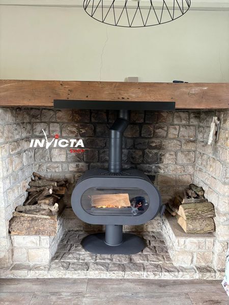 Żeliwna piec Invicta FIFTY antracyt ref.6480-44 фото
