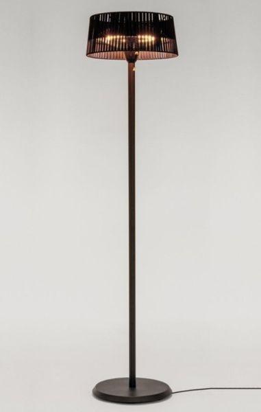 Elektryczny ogrzewacz-lampa Bizzotto 205 cm Holen czarny