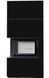 Камин Kratki FLOKI BOX левый 8 kW &Oslash; 160 в облицовке из керамогранита NERO ASSOLUTO FLOKI/S/L/Q/N/A фото 2