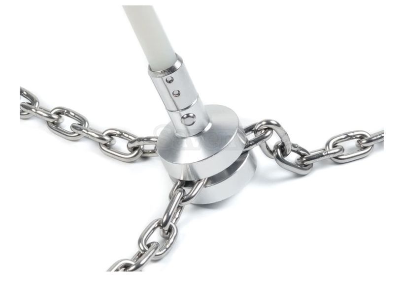 Aluminum brush with chains for Savent TURBO set 280 mm