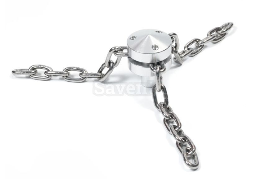 Aluminum brush with chains for Savent TURBO set 280 mm