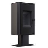 Стальная печь BOKAR FD 4380 ( 9,0 кв ) black ceramatex FD-4380/B фото