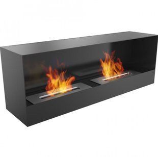 Biofireplace Kratki QUEBEC black with TUV certificate