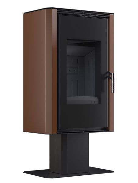 Стальная печь BOKAR FD 4380 ( 9,0 кв ) black ceramatex FD-4380/B фото