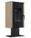 Стальная печь BOKAR FD 4380 ( 9,0 кв ) black ceramatex FD-4380/B фото 5