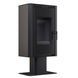 Стальная печь BOKAR FD 4380 ( 9,0 кв ) black ceramatex FD-4380/B фото 1