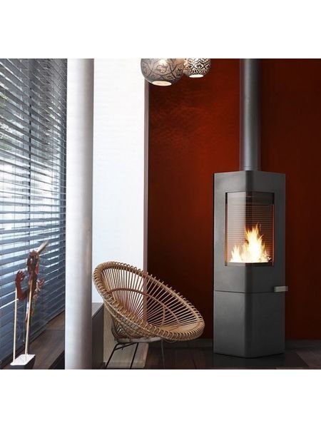 Cast iron stove Invicta MOAI anthracite 6142-44 фото
