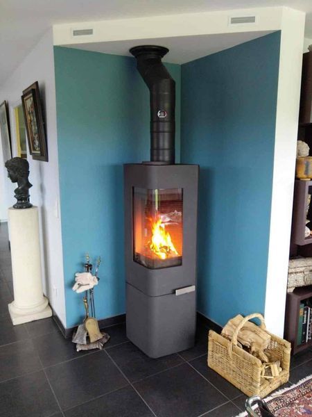 Cast iron stove Invicta MOAI anthracite 6142-44 фото