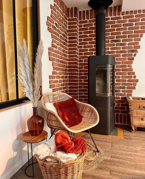 Cast iron stove Invicta MOAI anthracite 6142-44 фото