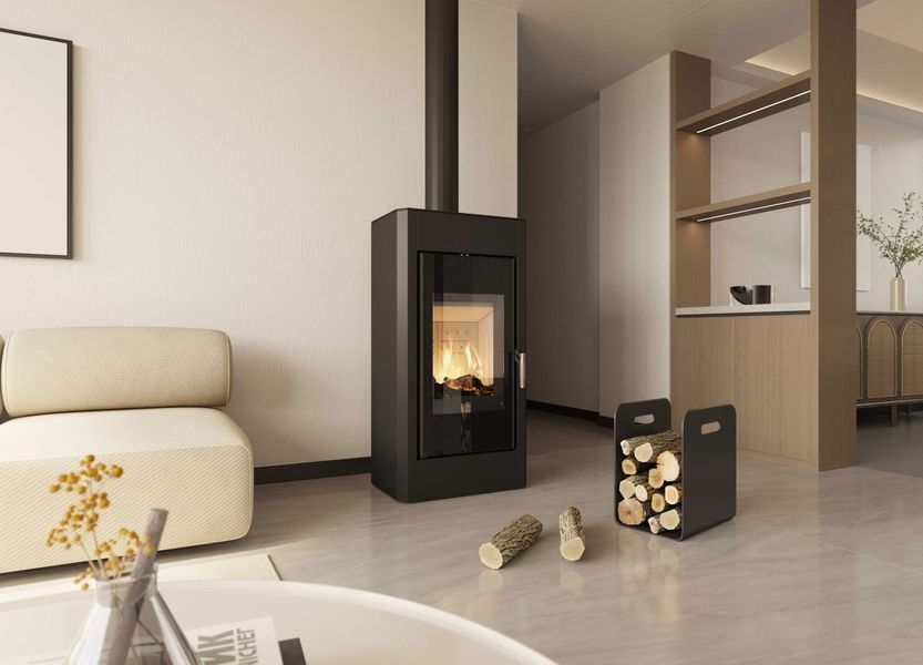 Стальная печь BOKAR ST 4380 ( 9,0 кв ) white ceramatex ST-4380/B фото