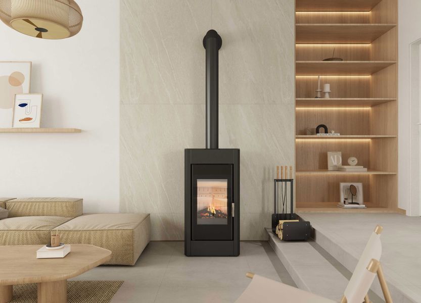 Стальная печь BOKAR ST 4380 ( 9,0 кв ) white ceramatex ST-4380/B фото