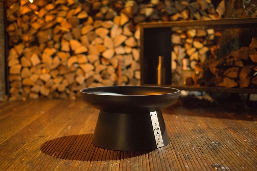 Коричнева кострова чаша барбекю Ahos Fire Pit 600