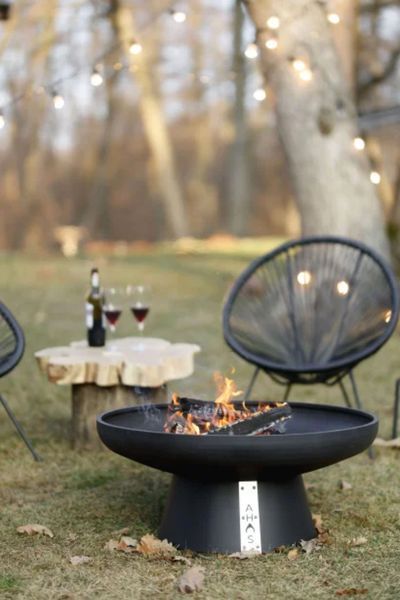 Чорна Ahos Fire Pit 850