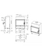 Fireplace insert Nordflam ROTEN STANDARD