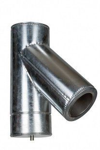 Tee 45&deg; AiSi 304 1 mm thermo stainless steel/galvanized &Oslash; 250/320 L005646 фото