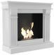 Biofireplace Kratki AUGUST white with TUV certificate