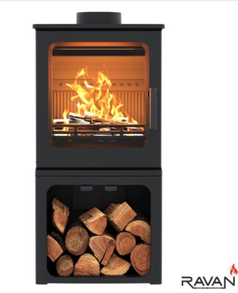 Piec-kominek żeliwny Ravan Magic, 10 kW