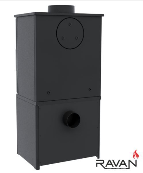 Piec-kominek żeliwny Ravan Magic, 10 kW