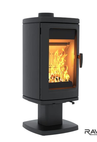 Piec-kominek żeliwny Ravan Lira, 14 kW