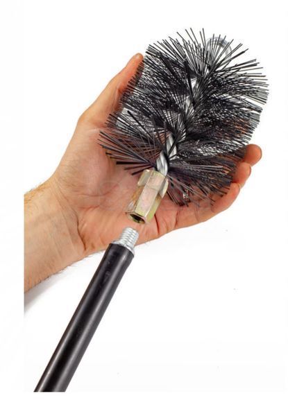 Metal chimney cleaning brush Savent 100 mm