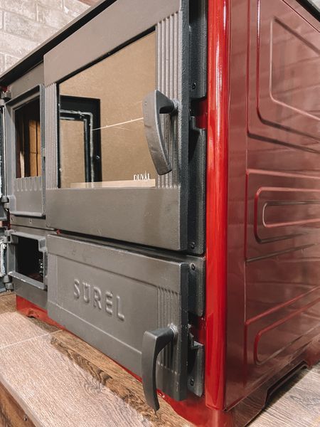Duval EK-5111BL Дров'янa піч-камін &laquo;євро буржуйка&raquo; з духовкою EK-5111BL фото