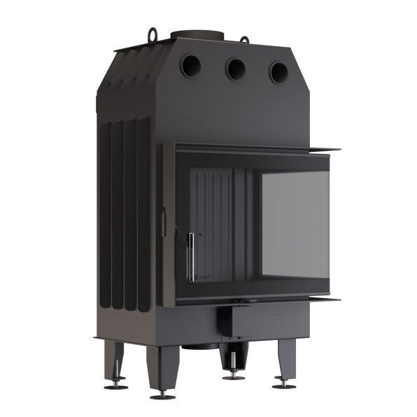 Fireplace insert BOKAR 645047 R (14,5 kW) black ceramatex 655047 R/B фото