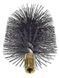 Metal chimney cleaning brush Savent 100 mm