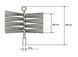 Metal chimney cleaning brush Savent 100 mm