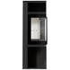 Stalowy piec‑kominek Kratki TORA S LB lacobel czarny (8 kW)