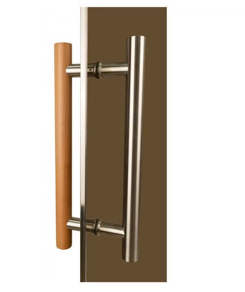 Двері для лазні та сауни Tesli Steel Magnetic 1900х700