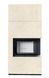 Камін Kratki FLOKI BOX правий 8 kW &Oslash; 160 в обудові з керамограніту FOKOS TALCO FLOKI/S/P/Q/F/T фото 2
