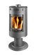 Thorma ANDORRA Exclusive grey stove-fireplace