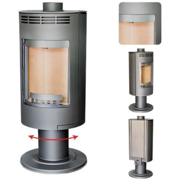 Thorma ANDORRA Exclusive grey stove-fireplace F9489107011 фото