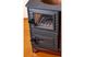 Stove-kitchen heating and cooking wood "Euro stove" with oven DUVAL EK-5237BL (BLACK EDITION)