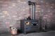 Duval EK-5237BL (BLACK EDITION) Wood-burning kitchen stove &ldquo;Euro potbelly stove&rdquo; with oven