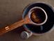 Rento ladle (pouring ladle) 43 cm, dark bamboo, for bath and sauna