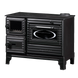 Stove-kitchen heating and cooking wood "Euro stove" with oven DUVAL EK-5237BL (BLACK EDITION)