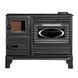 Duval EK-5237BL (BLACK EDITION) Wood-burning kitchen stove &ldquo;Euro potbelly stove&rdquo; with oven