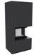Камін Kratki FLOKI BOX правий 8 kW &Oslash; 160 в обудові з керамограніту NATURALI ARDESIA NERO A SPACCO FLOKI/S/P/Q/N/A/N фото 1