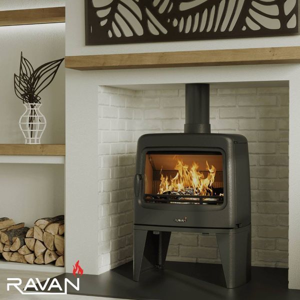 Чавунна піч-камін Ravan Tenesi, 14 кВт