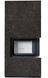 Камін Kratki FLOKI BOX правий 8 kW &Oslash; 160 в обудові з керамограніту NATURALI NERO GRECO FLOKI/S/P/Q/N/G фото 2