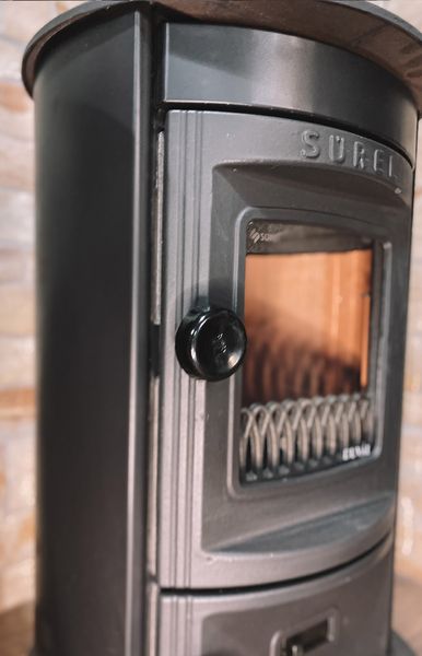 Stove-fireplace heating and cooking (Turbo) DUVAL EM-5127BL (BLACK EDITION) EM-5127BL фото