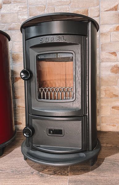 Stove-fireplace heating and cooking (Turbo) DUVAL EM-5127BL (BLACK EDITION) EM-5127BL фото