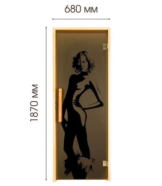 Tesli Mriya sauna and steam room door 1900&times;700