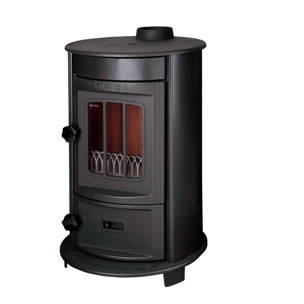 Stove-fireplace heating and cooking (Turbo) DUVAL EM-5127BL (BLACK EDITION) EM-5127BL фото