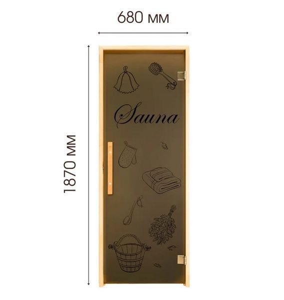 Tesli Sauna sauna and steam room door 1900&times;700