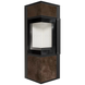 Stalowy piec-kominek Kratki TORA S konglomerat ceramiczny OXIDE MORO (8 kW)