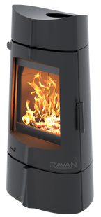 Żeliwny piec-kominek Ravan Kalipso o mocy 14 kW 5291 фото
