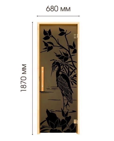 Tesli Chaplya sauna and steam room door 1900&times;700